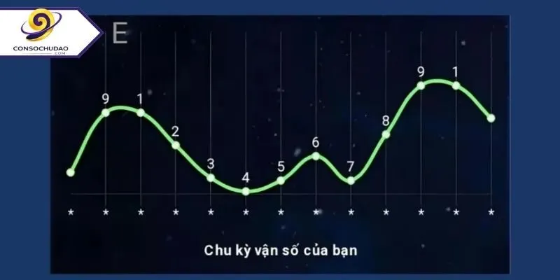 Giải nghĩa các số trong biểu đồ năm