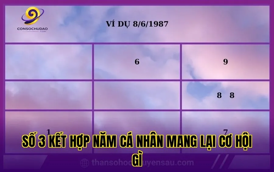 Số 3 kết hợp năm cá nhân mang lại cơ hội gì