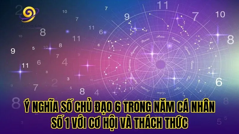 Ý nghĩa số chủ đạo 6 trong năm cá nhân số 1 với cơ hội và thách thức