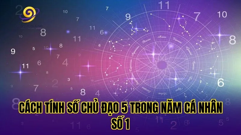 Cách tính số chủ đạo 5 trong năm cá nhân số 1