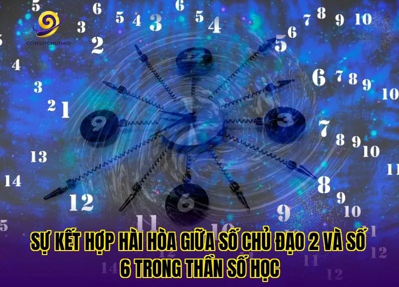 Sự kết hợp hài hòa giữa số chủ đạo 2 và số 6 trong thần số học