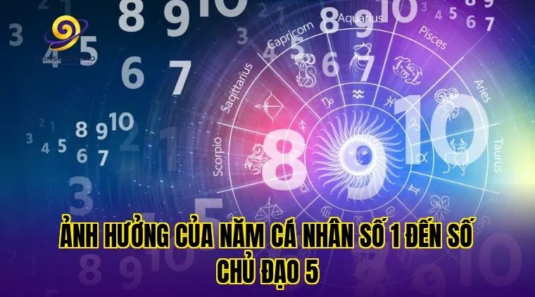 Ảnh hưởng của năm cá nhân số 1 đến số chủ đạo 5