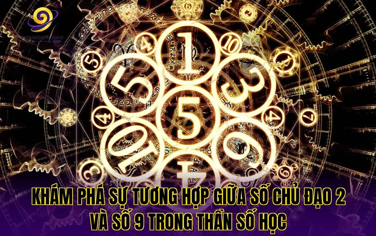 Khám phá sự tương hợp giữa số chủ đạo 2 và số 9 trong thần số học