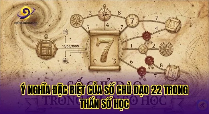 Ý nghĩa đặc biệt của số chủ đạo 22 trong thần số học