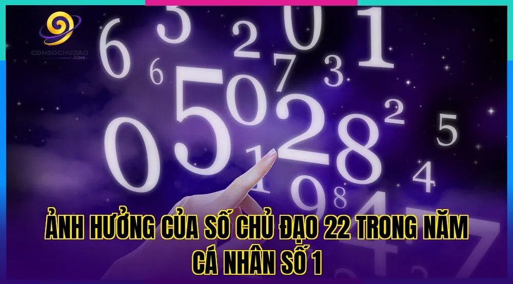 Ảnh hưởng của số chủ đạo 22 trong năm cá nhân số 1